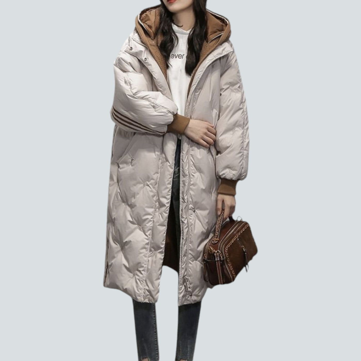 Bernadette - Lange gefütterte Jacke für Frauen