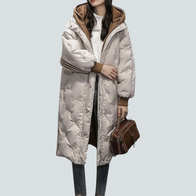 Bernadette - Lange gefütterte Jacke für Frauen