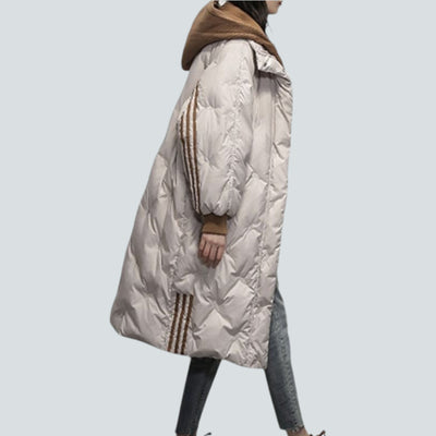 Bernadette - Lange gefütterte Jacke für Frauen