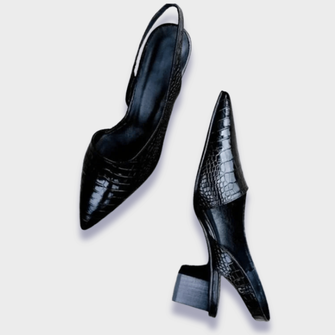 Heidi | Orthopädische Pumps mit Kroko-Design