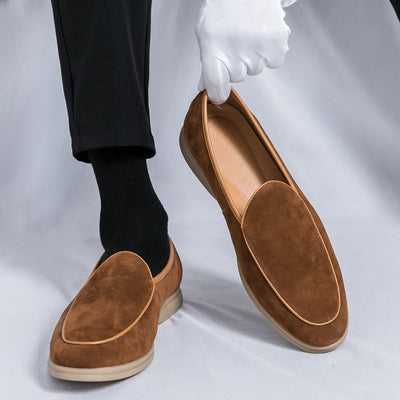 Jonathan | Vintage Wildleder-Halbschuhe