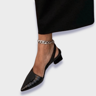 Heidi | Orthopädische Pumps mit Kroko-Design