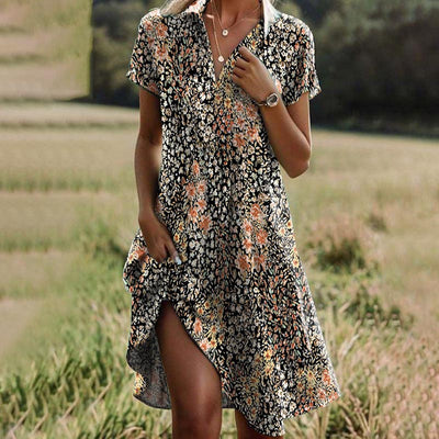 Vivi - Vintage Kleid mit Blumenmuster