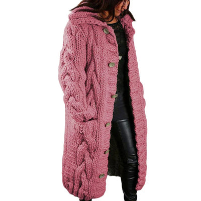 Lonneke® - Cardigan lungo lavorato a maglia