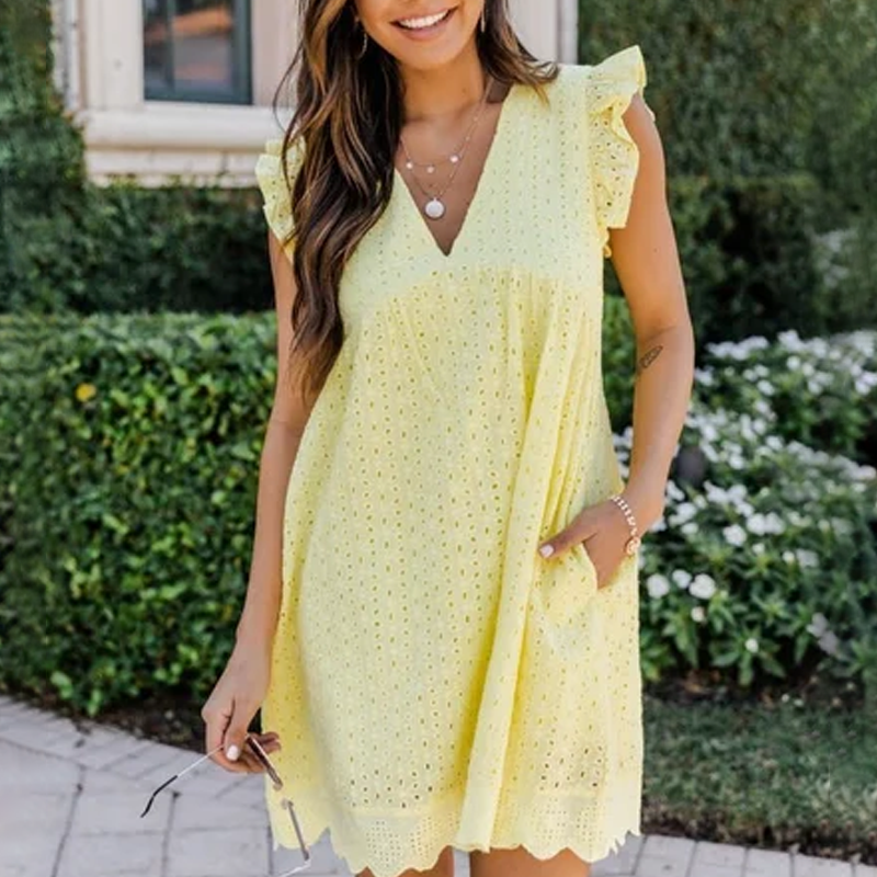 Robe d'été élégante et aérienne 