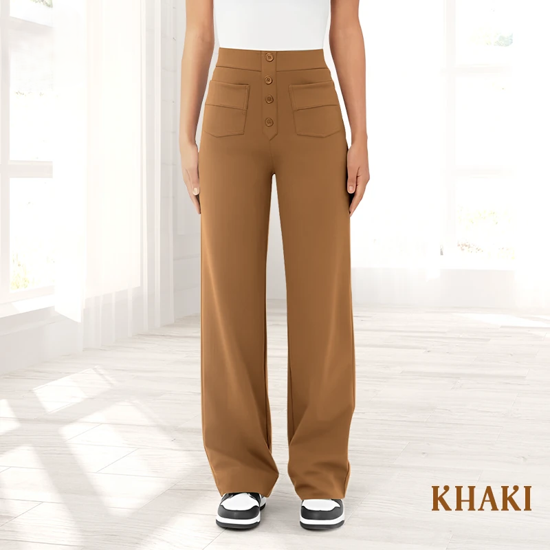 Lina™ | Chic Komfort: Die Casuale High-Waist Stretchhose für Damen