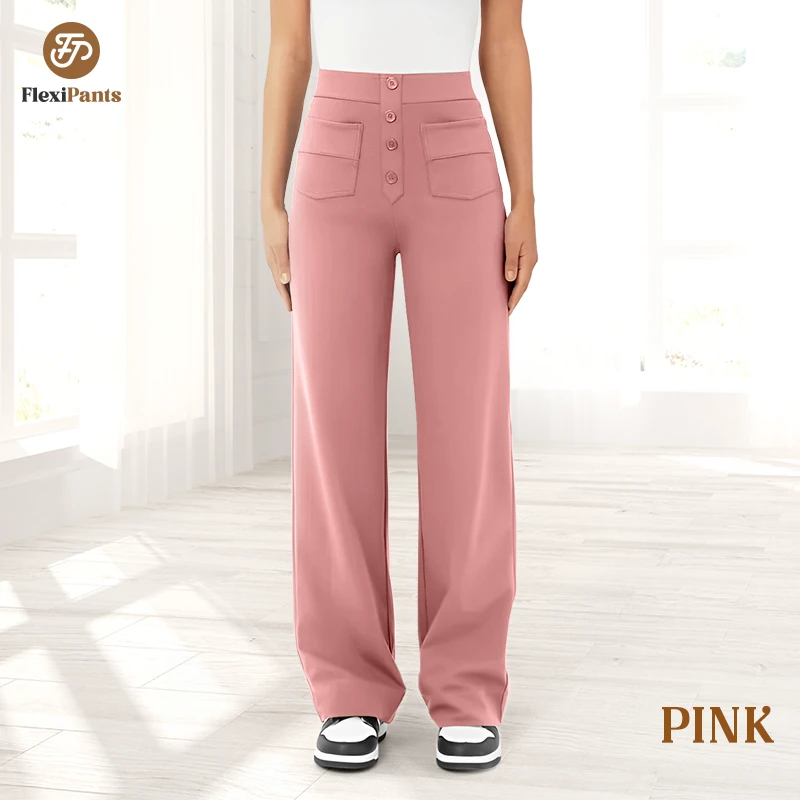 Lina™ | Chic Komfort: Die Casuale High-Waist Stretchhose für Damen