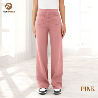 Lina™ | Chic Komfort: Die Casuale High-Waist Stretchhose für Damen