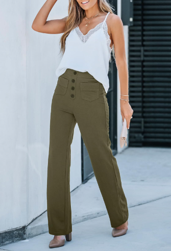 Lina™ | Chic Komfort: Die Casuale High-Waist Stretchhose für Damen
