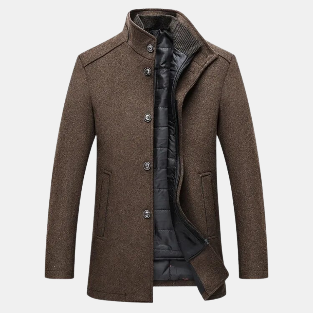 Jack™ | Trench in lana spessa