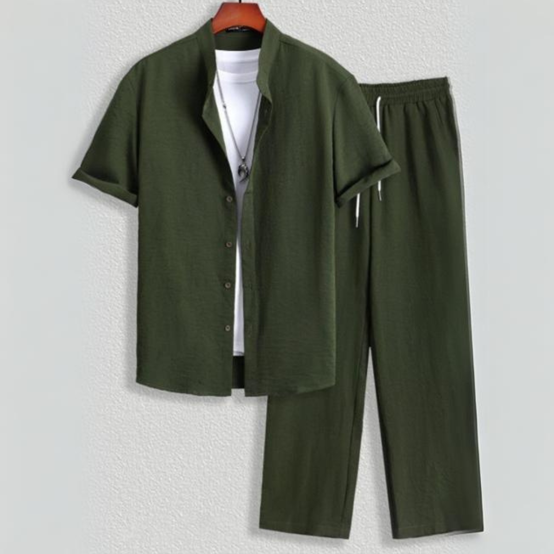 "SolidChic" - set di camicie patchwork da uomo