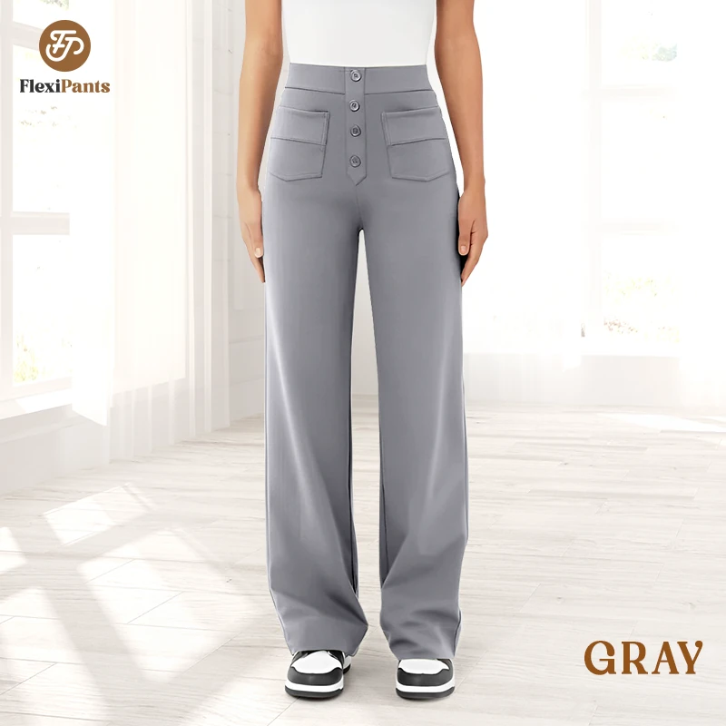 Lina™ | Chic Komfort: Die Casuale High-Waist Stretchhose für Damen