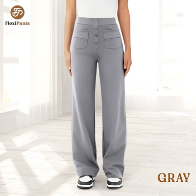 Lina™ | Chic Komfort: Die Casuale High-Waist Stretchhose für Damen