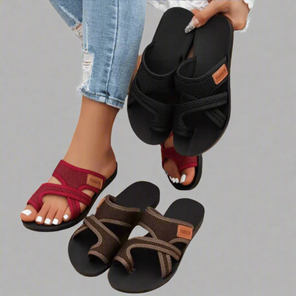 Greta | Atmungsaktive Mesh-Sandalen