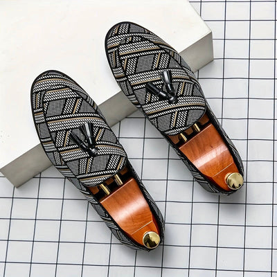 Ingo |  Halbschuhe aus Leder im Retro-Stil