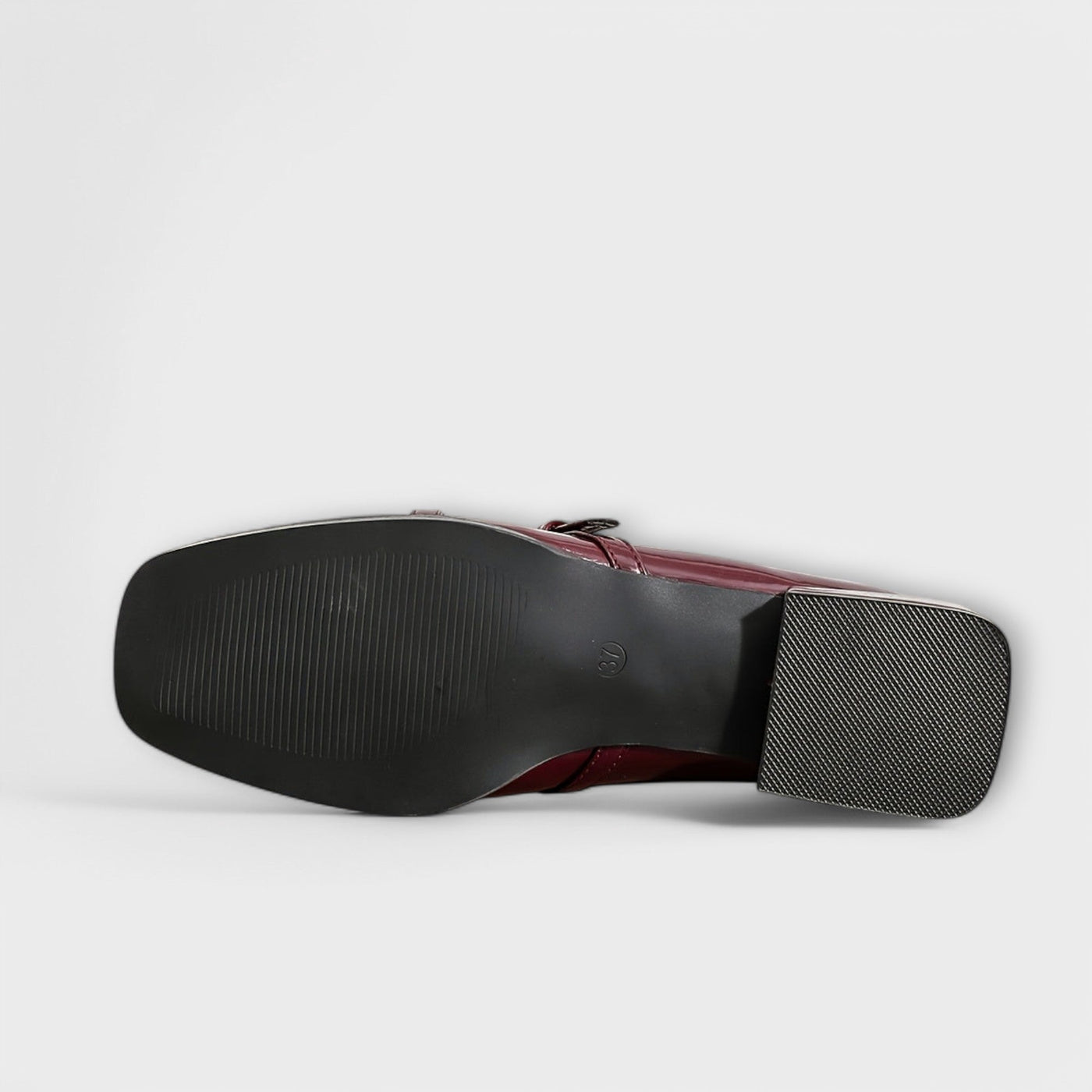Bordowe - Loafer