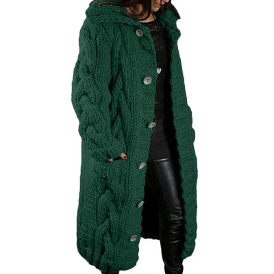 Lonneke® - Cardigan lungo lavorato a maglia