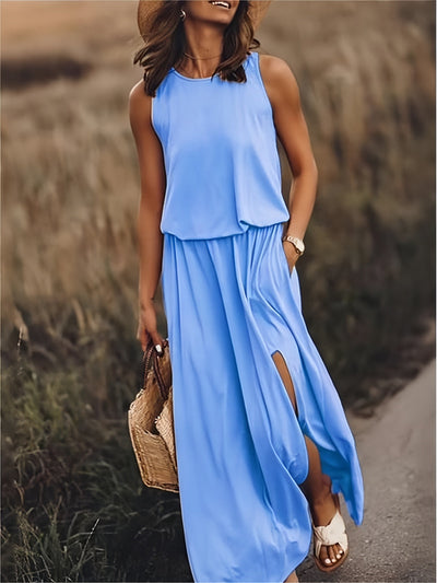 Isla - Schlichtes Boho Maxikleid aus Modal in verschiedenen Farben