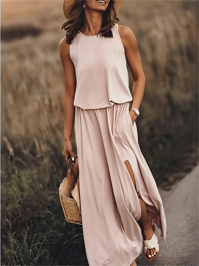 Isla - Schlichtes Boho Maxikleid aus Modal in verschiedenen Farben