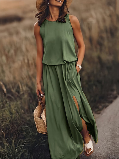 Isla - Schlichtes Boho Maxikleid aus Modal in verschiedenen Farben