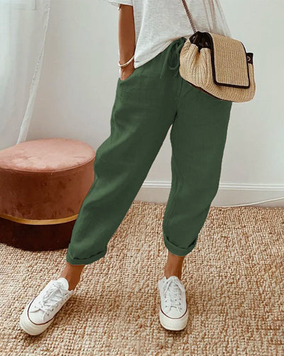 Hannah | Stilvolle Leinenhose mit eleganter Passform
