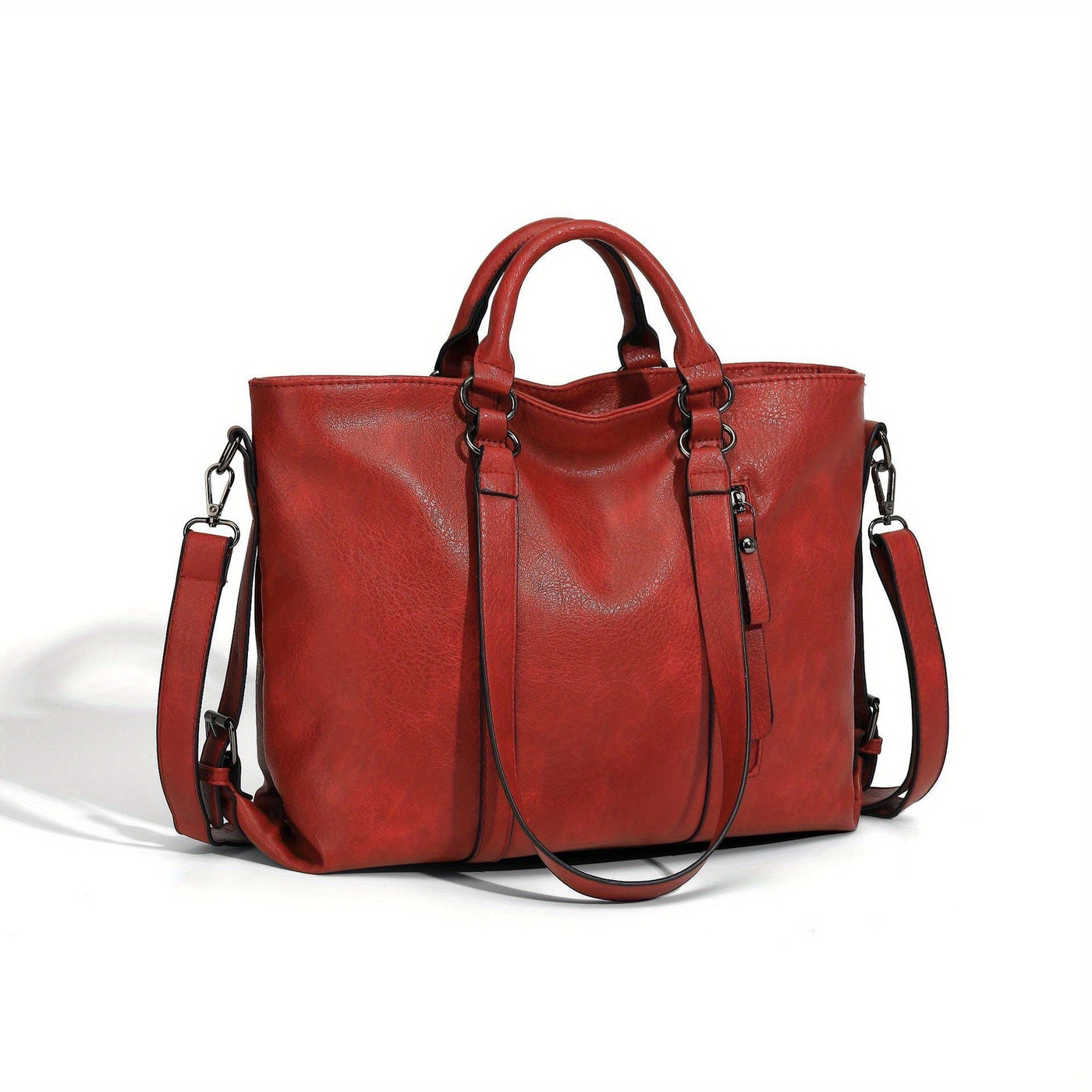 Charlotte's Klassische Eleganz | Vintage Kunstleder Tote Bag