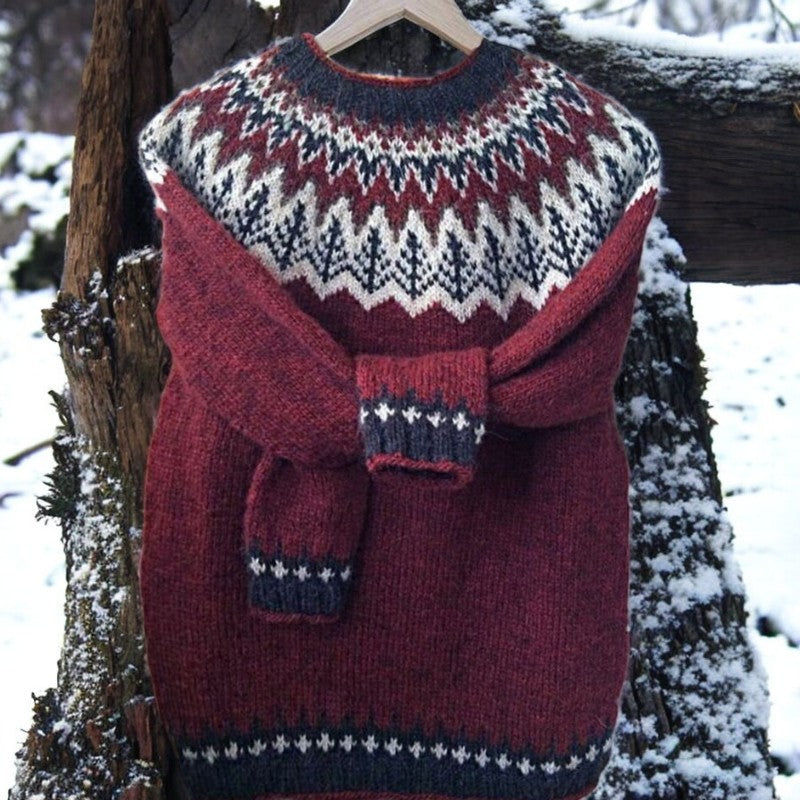 Ollie - Jacquard-Pullover
