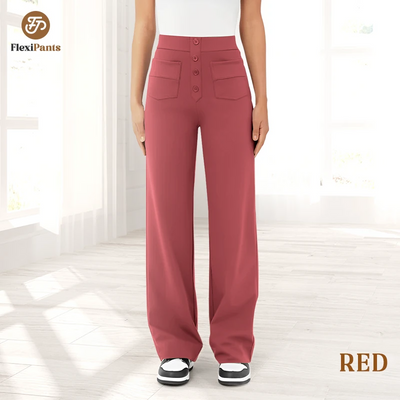 Lina™ | Chic Komfort: Die Casuale High-Waist Stretchhose für Damen