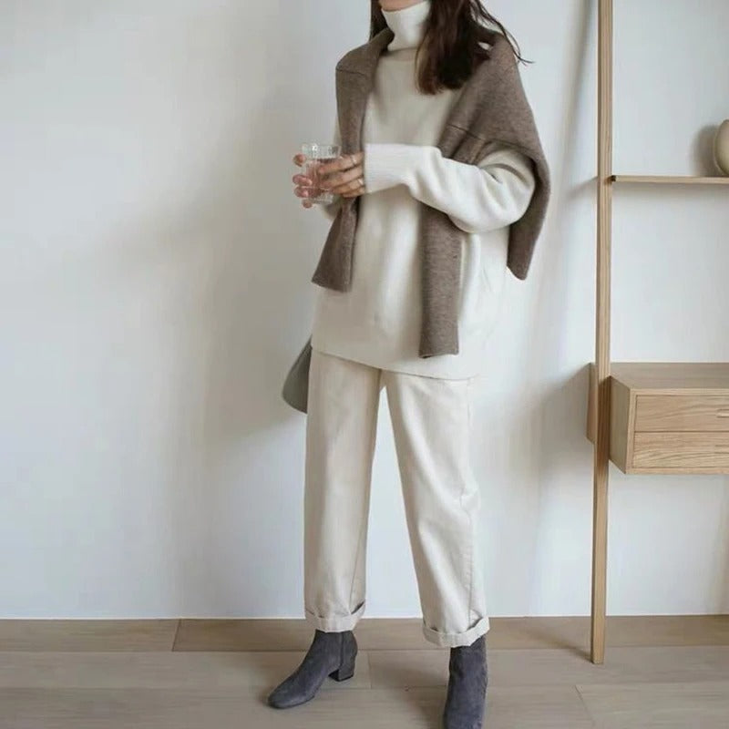 Zia - Lockerer Rollkragenpullover