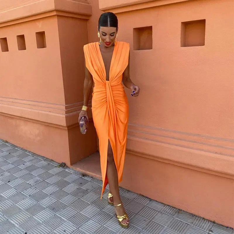 Alessia™ - robe de soirée avec un décolleté profond