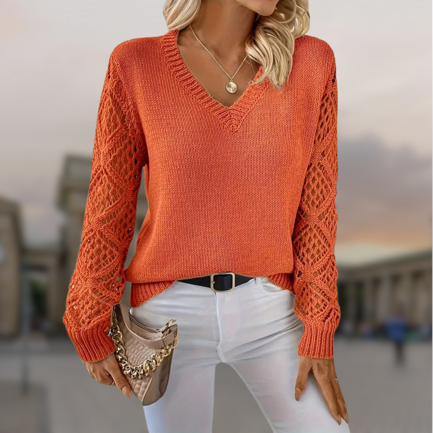 Inga - Eleganter Pullover aus Strick