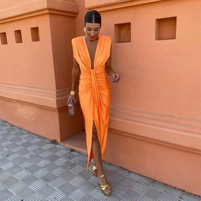 Alessia™ - robe de soirée avec un décolleté profond