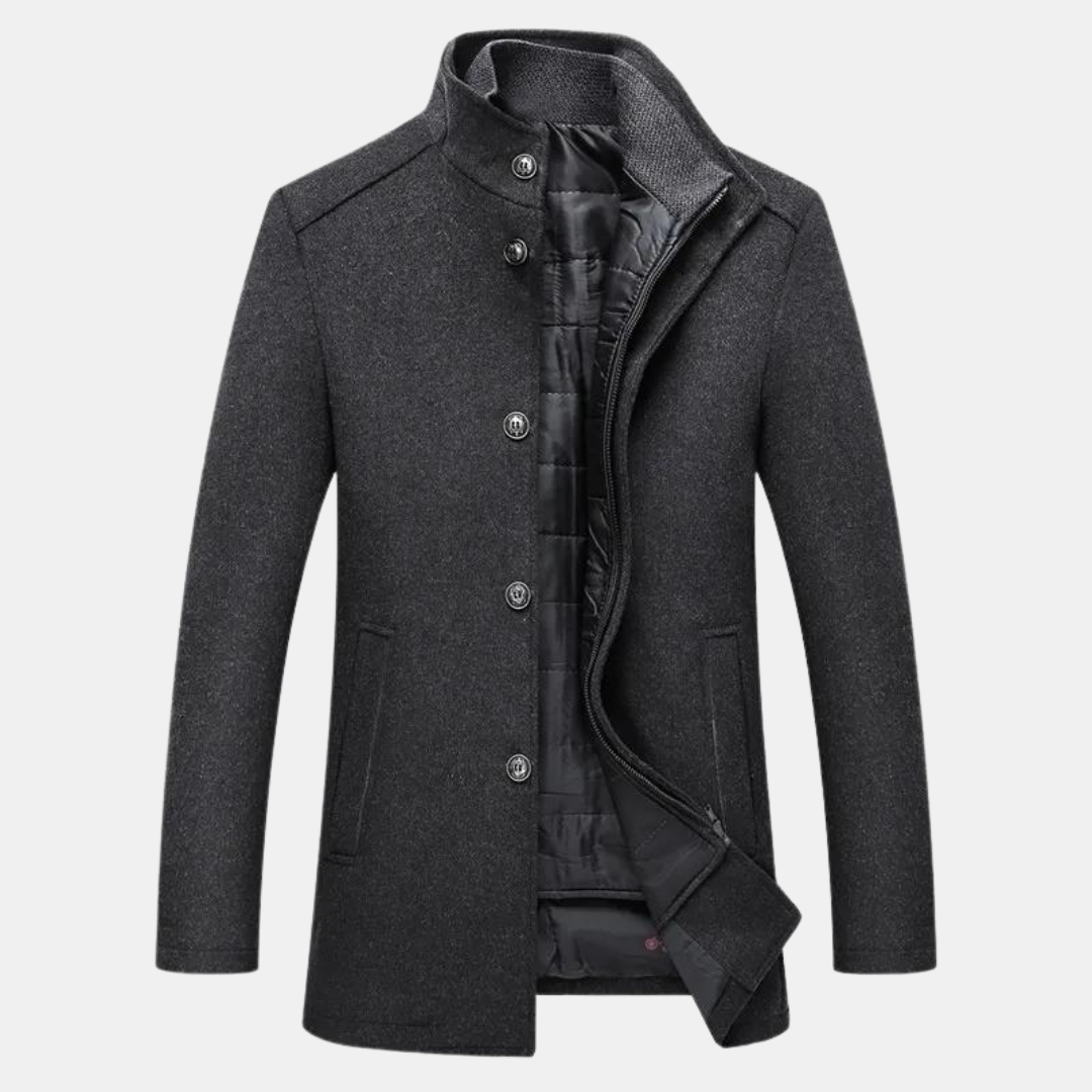 Jack™ | Trench in lana spessa