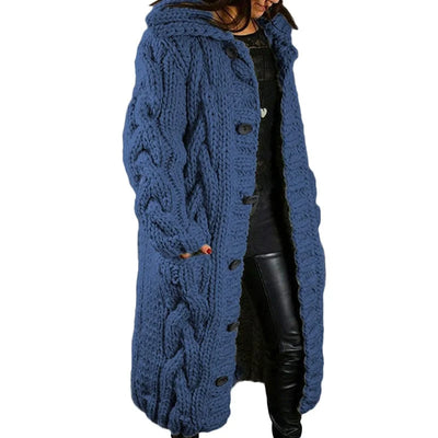 Lonneke® - Cardigan lungo lavorato a maglia