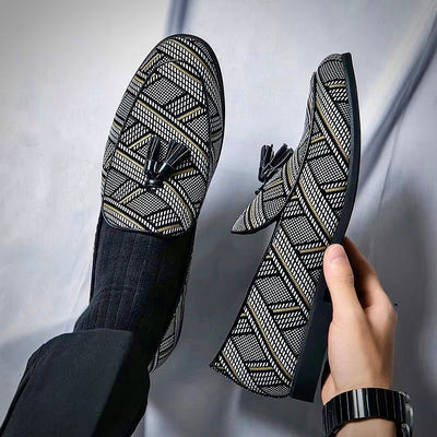 Ingo |  Halbschuhe aus Leder im Retro-Stil