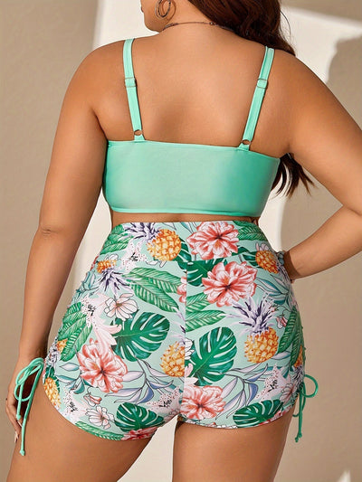 Alice | Elegante bikini a due pezzi a vita alta