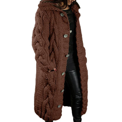 Lonneke® - Cardigan lungo lavorato a maglia