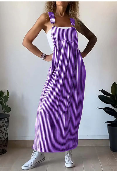 Robe rayée décontractée - Confortable