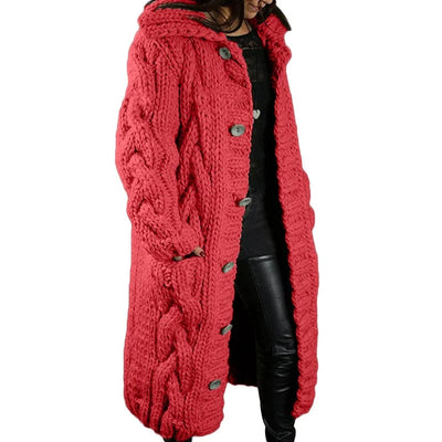Lonneke® - Cardigan lungo lavorato a maglia