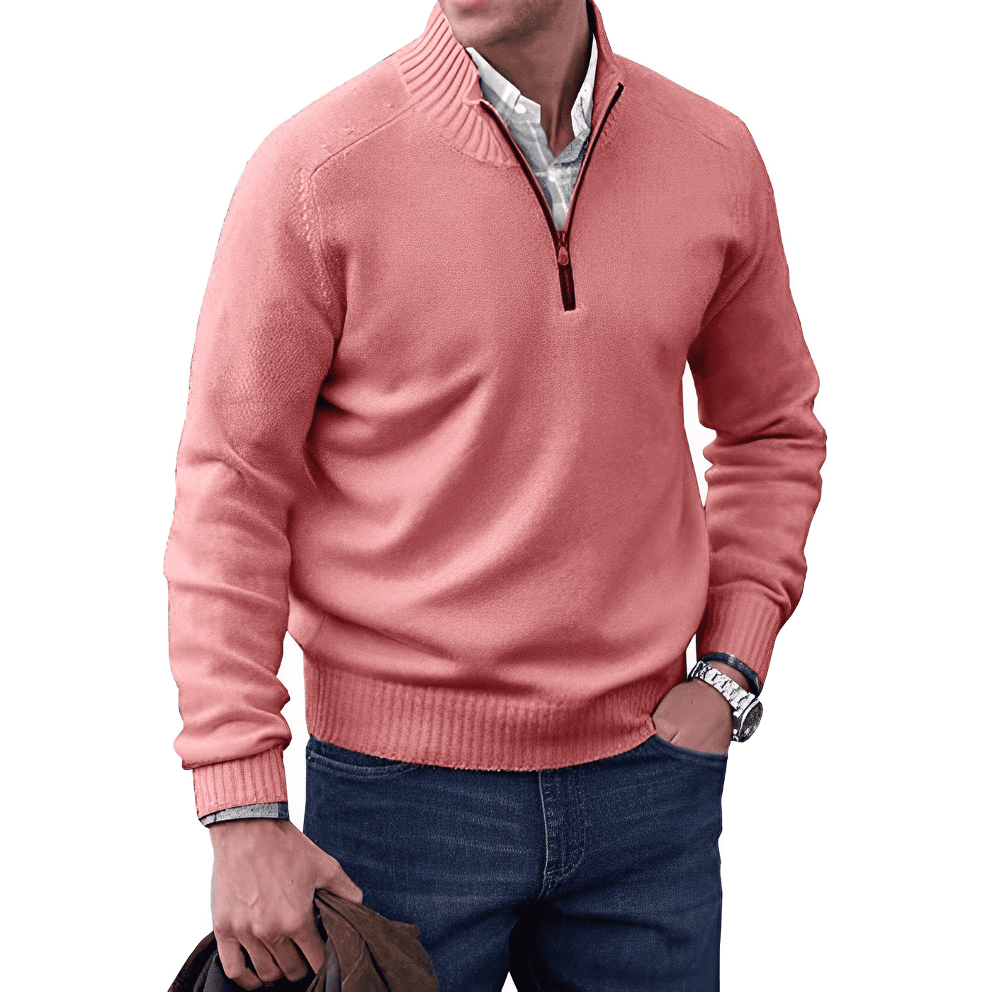 Jason® - Maglione con cerniera