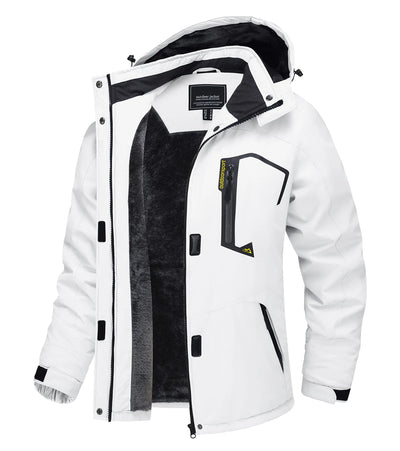 Benny - Lange wasserdichte Wanderjacke mit abnehmbare Kapuze - Unisex