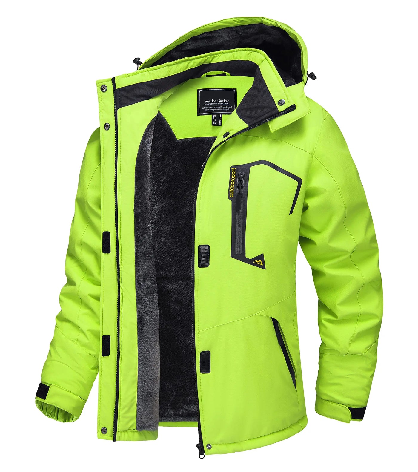 Benny - Lange wasserdichte Wanderjacke mit abnehmbare Kapuze - Unisex