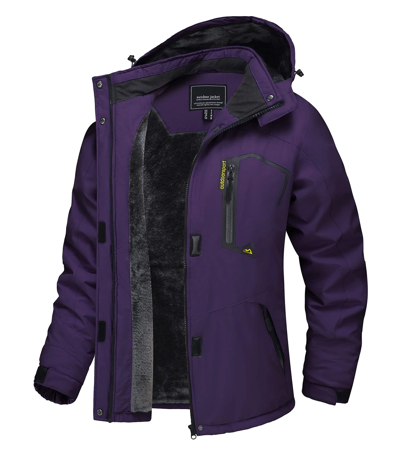 Benny - Lange wasserdichte Wanderjacke mit abnehmbare Kapuze - Unisex