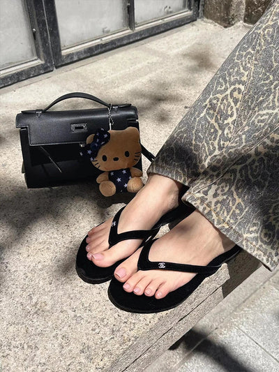 Talia | Weite Leopardenjeans
