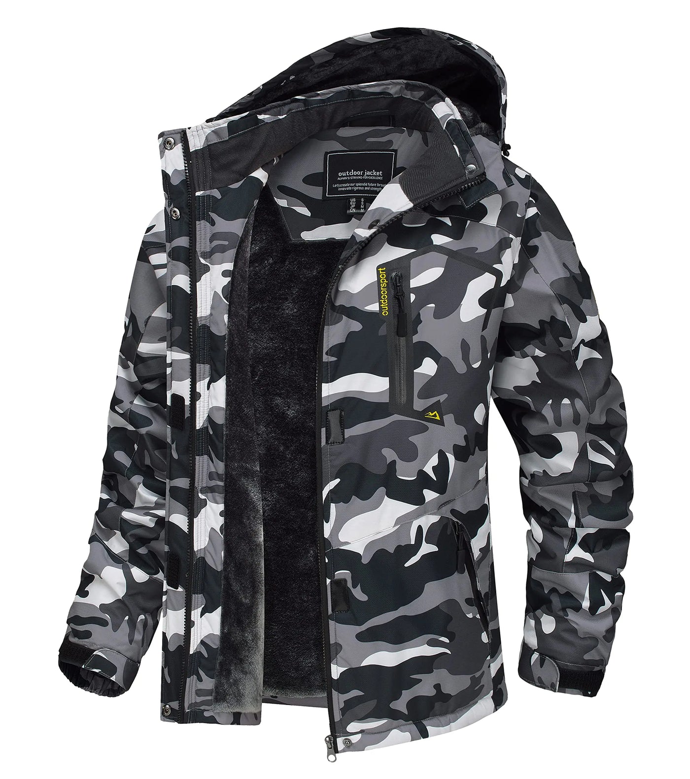 Benny - Lange wasserdichte Wanderjacke mit abnehmbare Kapuze - Unisex