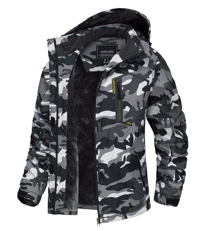 Benny - Lange wasserdichte Wanderjacke mit abnehmbare Kapuze - Unisex