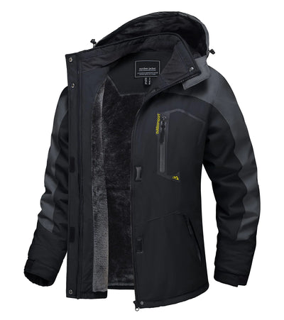 Benny - Lange wasserdichte Wanderjacke mit abnehmbare Kapuze - Unisex