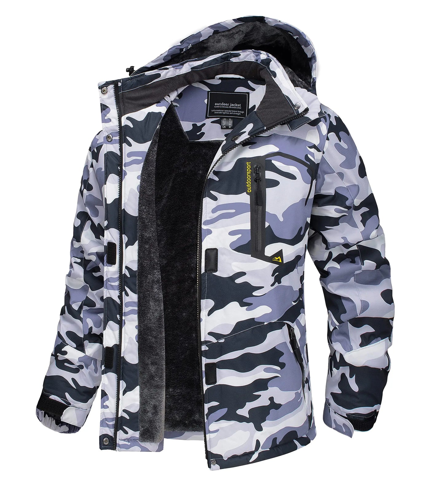 Benny - Lange wasserdichte Wanderjacke mit abnehmbare Kapuze - Unisex