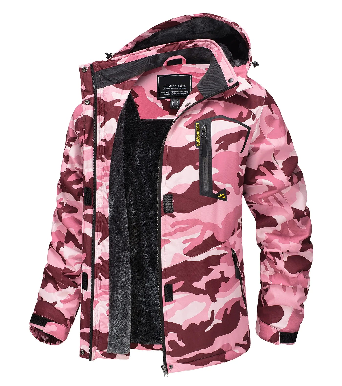 Benny - Lange wasserdichte Wanderjacke mit abnehmbare Kapuze - Unisex
