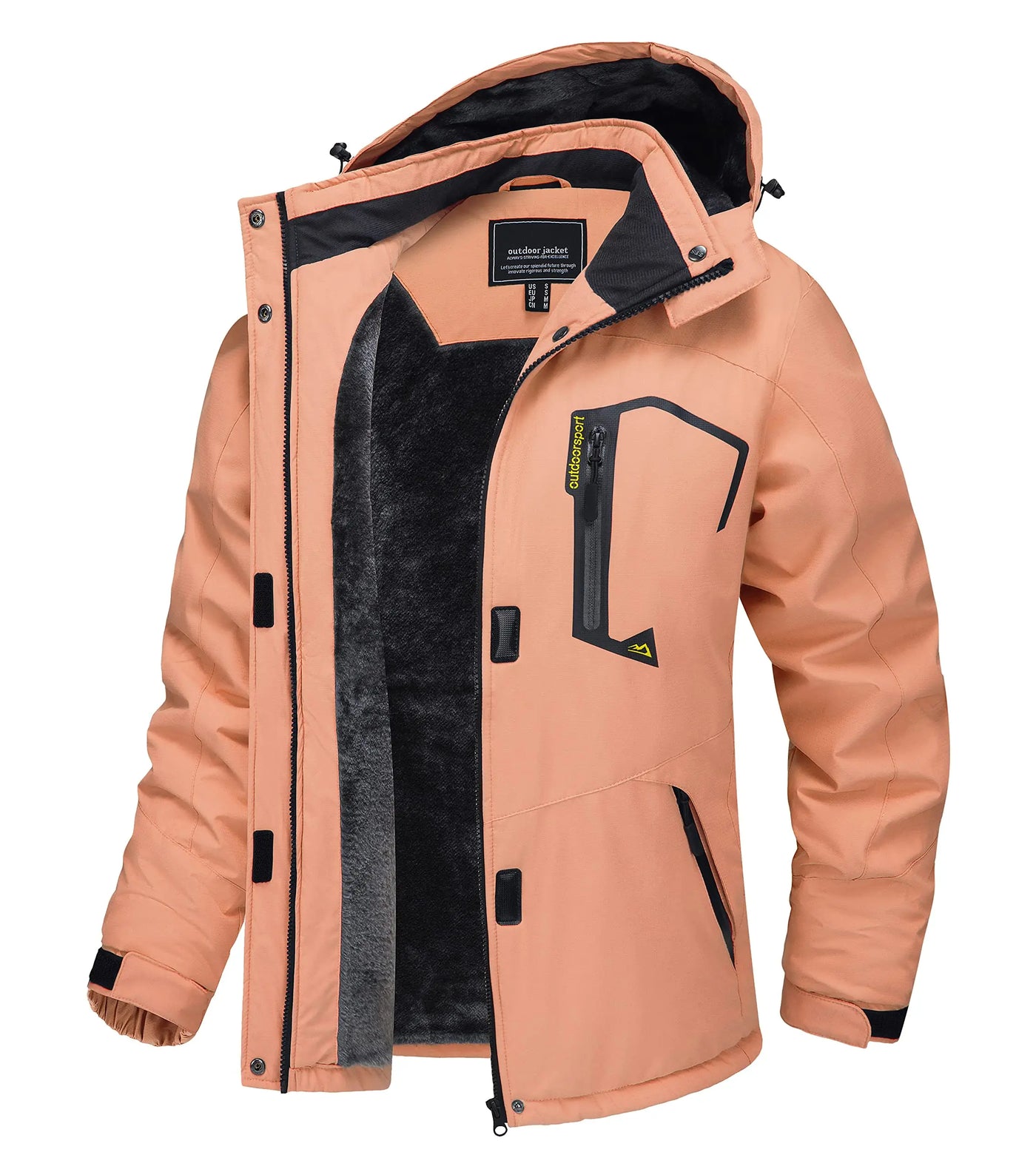 Benny - Lange wasserdichte Wanderjacke mit abnehmbare Kapuze - Unisex